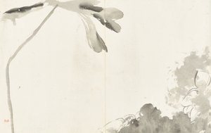 Landschaften und Blumen, Album mit sechs Blättern von Zhu da Bada Shanren