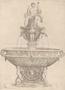 Brunnen mit Neptunstatue