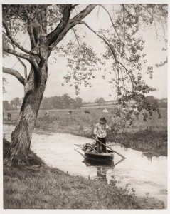 Ein Deich in Suffolk (une digue du Suffolk)