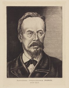 Alexandre-Stephanovich Popov, russischer Physiker, ca. 1905 von Frederick (attr. to) Barnard