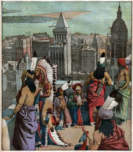 Schwarzfuß-Indianer in New York