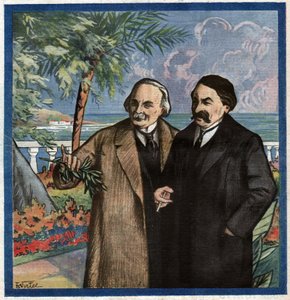 Aristide Briand und Lloyd George