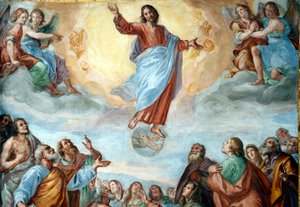 Himmelfahrt Christi. Die Basilika della Santissima Annunziata del Vastato. Genua. Italien.