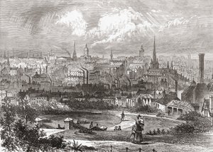 Birmingham, West Midlands, England im späten 19. Jahrhundert, aus Our Own Country, veröffentlicht 1898