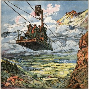 Seilbahn der italienischen Armee