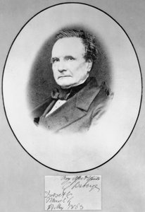 Charles Babbage, britischer Mathematiker und Computerpionier von Ferdinand Georg Waldmuller