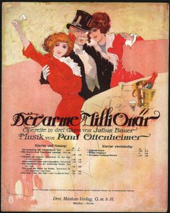 Eleganter Mann umgibt hübsche Frauen in der Belle Époque (Illustration)