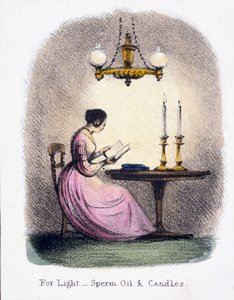 Für Licht, Spermöl und Kerzen, um 1845
