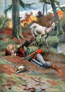 La Biche au Bois, ca. 1910 (Gravur) von . .