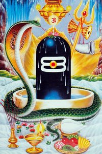 Lingam repräsentiert den Phallus des hinduistischen Gottes Shiva