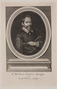 Matthew Lister, englischer Arzt von Frederick (attr. to) Barnard