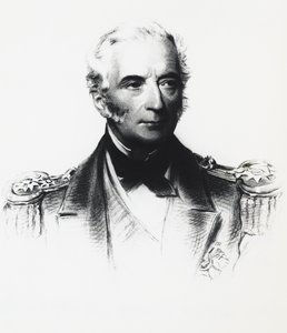 Porträt von Edward Hobart Seymour (1840-1929), Admiral der alliierten Flotte, die in Kämpfe mit den Boxern in China verwickelt war von Georg Carl Heinrich Dollmann