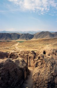 Ruinen von Nisa, Hauptstadt des Partherreiches, Turkmenistan von Georg Carl Heinrich Dollmann