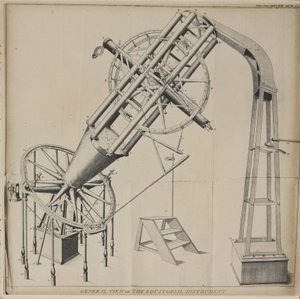 Shuckburghs äquatoriales Refraktionsteleskop von Frederick (attr. to) Barnard