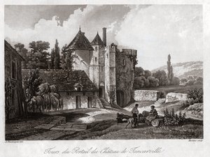 Das Schloss von Tancarville (Gravur)