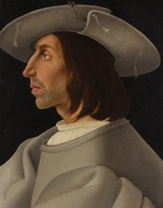 Porträt eines Mannes im Profil, ca. 1525 von Italian Painter