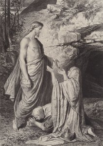 Jesus erscheint den Frauen von after Albert Robida