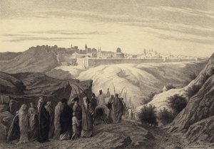 Jesus weint über Jerusalem