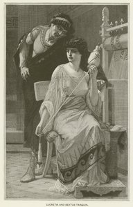 Lucretia und Sextus Tarquinius von after Alexandre Cabanel