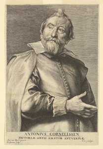 Porträt von Anthony Cornelissen, aus den Icones Principum Virorum von after Anthony van Dyck