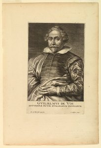 Porträt von Willem de Vos, aus den Icones Principum Virorum von after Anthony van Dyck