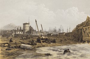 Das Hintere des Alten Leith Piers
