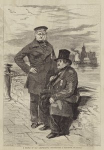 Ein Paar alte Leutnants von after Edmond Morin