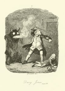 Illustration für Peregrine Pickle von Tobias Smollett von after George Cruikshank