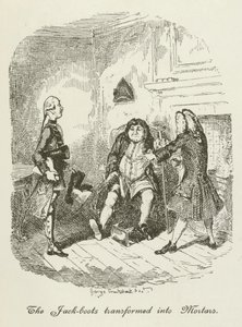 Illustration für Tristram Shandy von after George Cruikshank