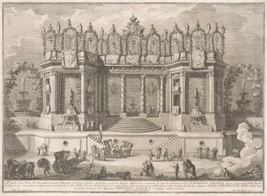Die Prima Macchina für die Chinea von 1761: Die heilsamen Bäder