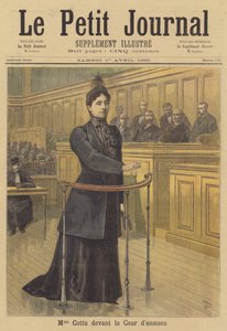 Madame Cottu vor dem Schwurgericht