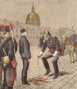 Die Degradierung von Alfred Dreyfus von after Henri Meyer