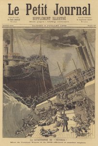 Das Sinken der HMS Victoria von after Henri Meyer
