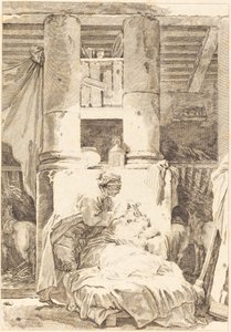 Der Maultiertreiber von after Jean Honoré Fragonard
