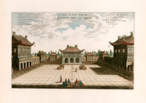 Kaiserpalast, Peking, China von after Johannes Nieuhof