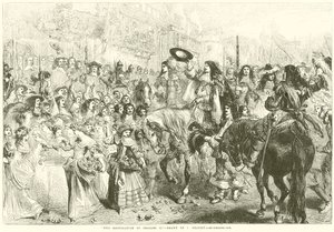 Die Restauration von Charles II. von after John Gilbert