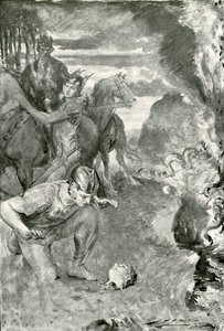 Beowulf findet den Kopf von Aschere von after John Henry Frederick Bacon