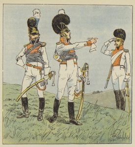 Oberst der leichten Kavallerie, Bayerischer Offizier, Oberst der Dragoner von after Louis Charles Bombled