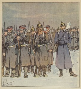 Notlage einiger preußischer Truppen von after Louis Charles Bombled
