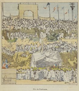 Fest des Fandroana von after Louis Charles Bombled