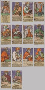 Christus, die zwölf Apostel und der Heilige Paulus