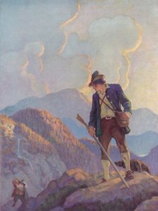 Illustration für Rip Van Winkle von after Newell Convers Wyeth
