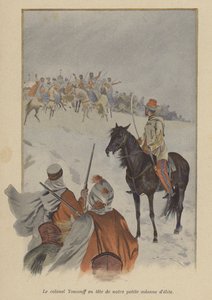 Oberst Youssouf an der Spitze unserer kleinen Elitekolonne