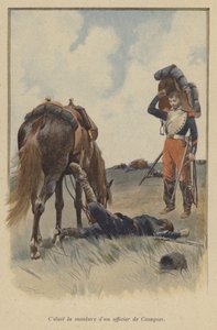 Es war das Pferd eines Kosakenoffiziers