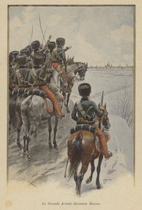Napoleons Grande Armee erreicht Moskau, 1812