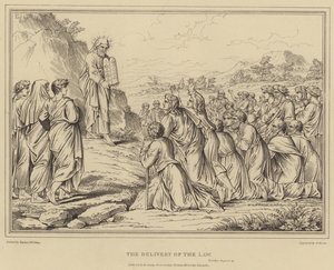 Die Übergabe des Gesetzes, Exodus von after Raphael