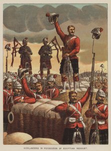 Highlanders in Besitz eines ägyptischen Redoubts