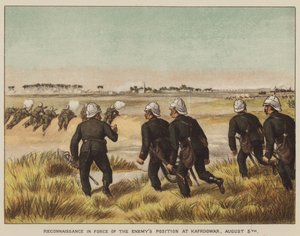 Erkundung der feindlichen Position bei Kafrdowar, 5. August