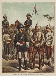 Typen der aus Indien entsandten Truppen