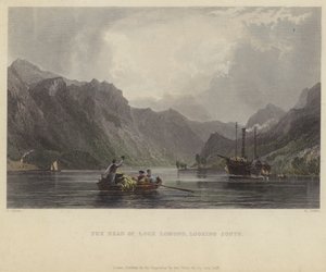 Der Kopf von Loch Lomond, Blick nach Süden von after Thomas Allom